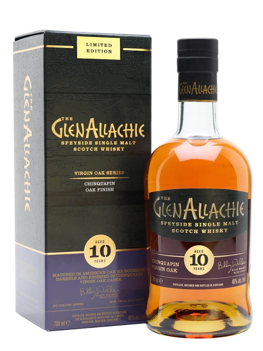 Glenallachie 10 yr Chinquapin Oak Finish Single Malt Whiskey 700ml