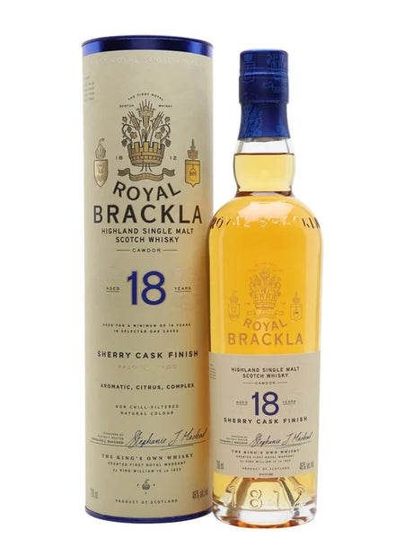  Brackla 18 Year Old ウイスキー Royal Brackla 18 yr Palo Cortado Sherry Cask Finish Whiskey 750ml