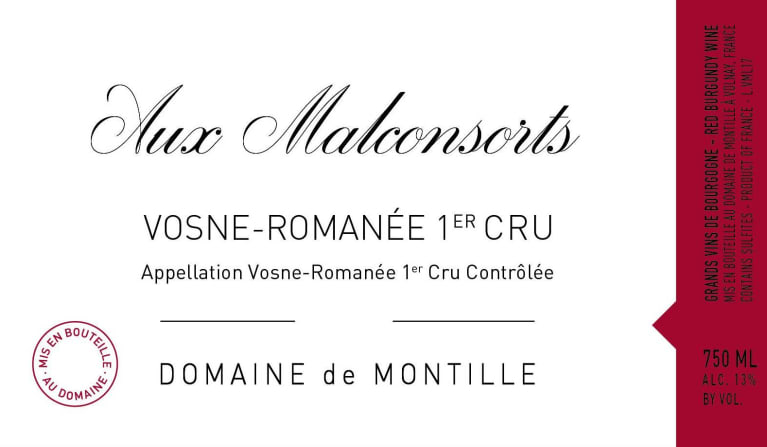 2019 Domaine de Montille - Vosne Romanee Malconsorts Christiane