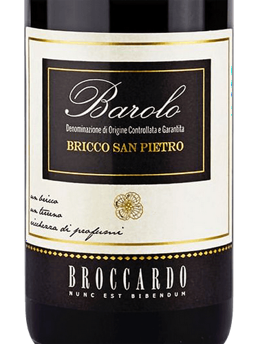 2018 Broccardo - Barolo San Pietro