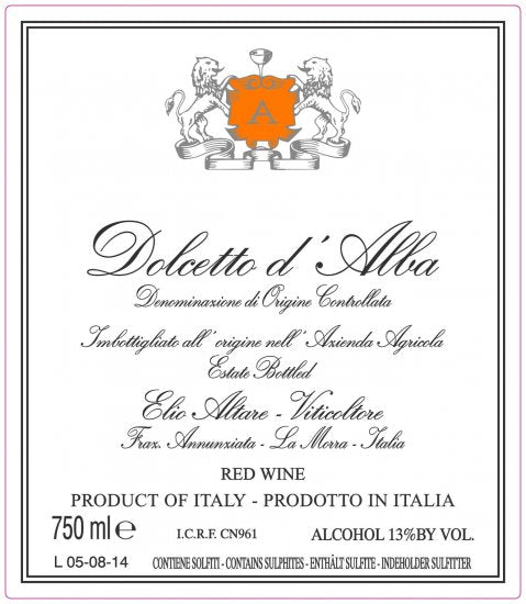2020 Altare, E. - Dolcetto d'Alba