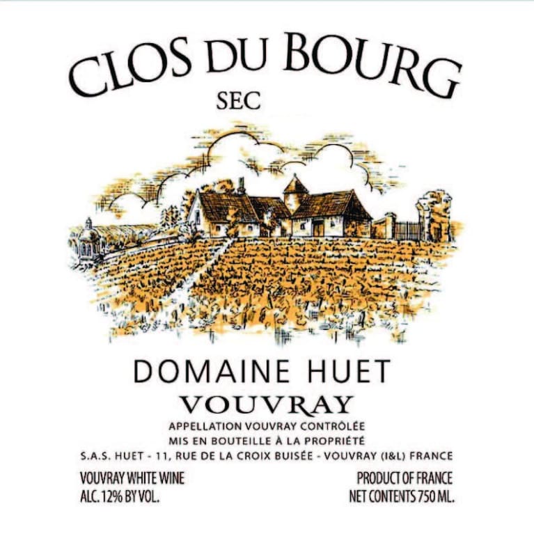 2021 Huet - Vouvray Clos Bourg sec