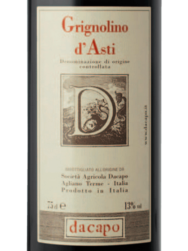 2021 Dacapo - Grignolino d'Asti Renard