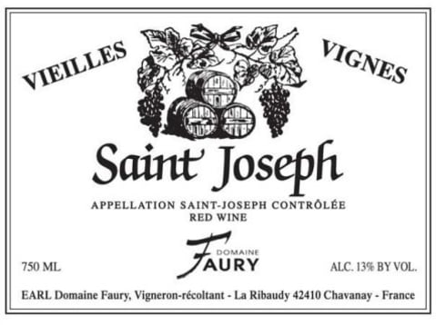 2020 Domaine Faury - Saint-Joseph V.V.