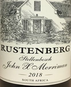 2019 Rustenberg - Red Blend  John X. Merriman