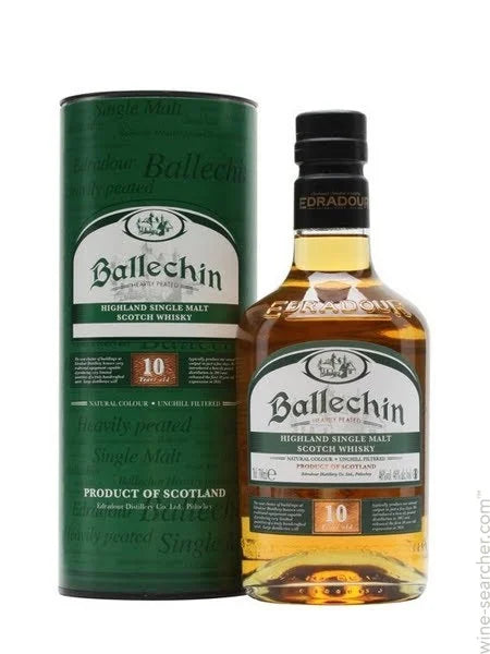 Edradour Ballechin 10 yr Heavily Peated Whiskey Whiskey 700ml