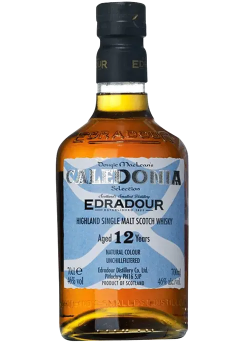 Edradour 12 yr Caledonia Unchillfiltered Single Malt Whiskey 700ml