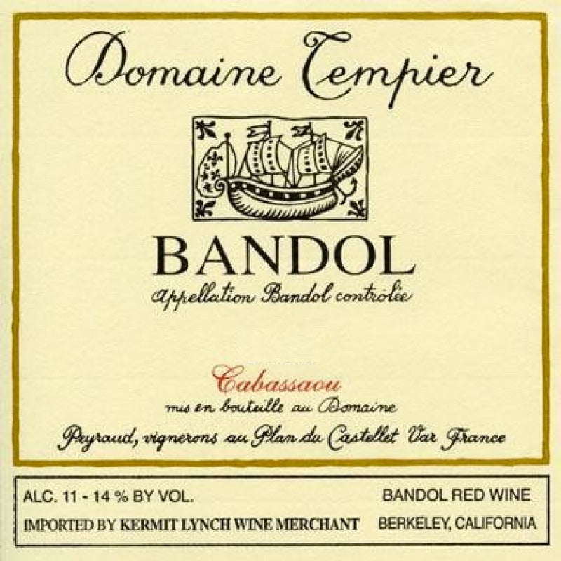 2020 Domaine Tempier -  Bandol Rouge Cabassaou