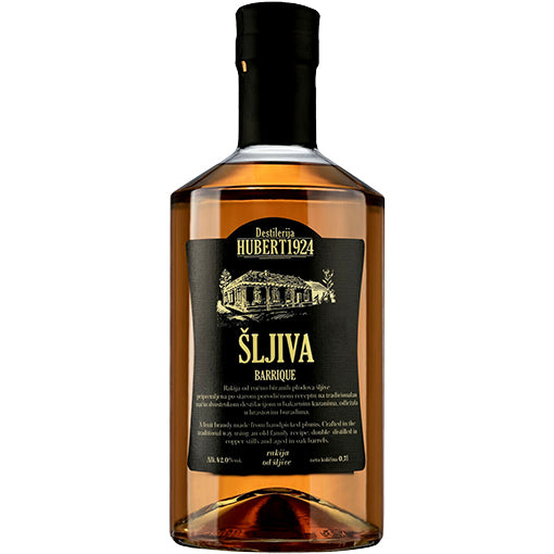 Hubert 1924  Old Plum (Sljiva Barrique) Fruit Brandy 1L