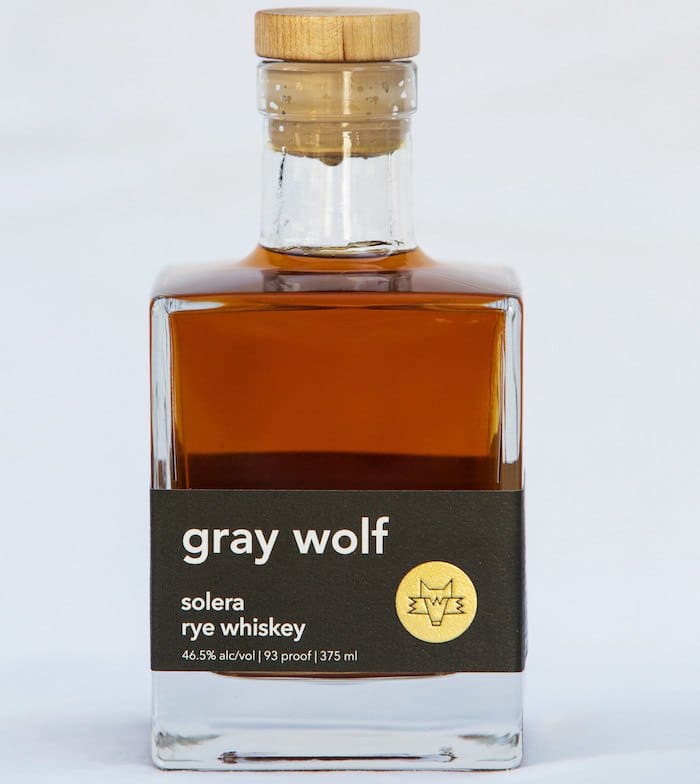 Gray Wolf (Solera Cask) Rye Whiskey 375ml