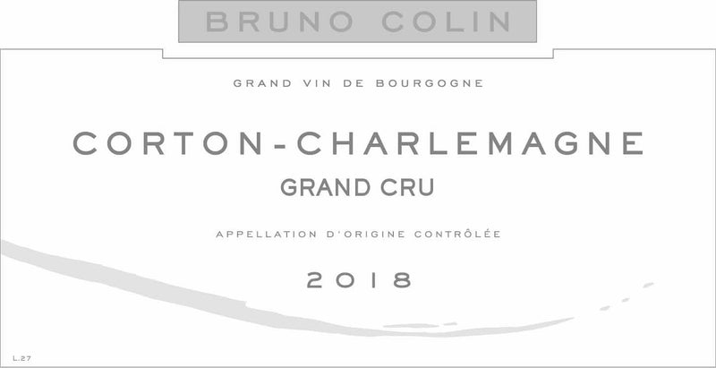 2020 Bruno Colin - Corton Charlemagne