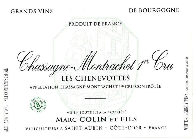 2020 Marc Colin - Chassagne Montrachet Chenevottes
