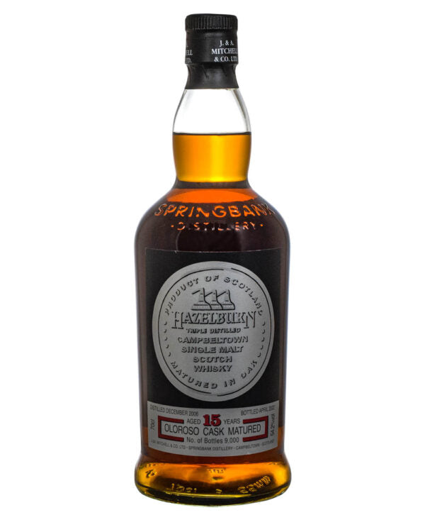 Hazelburn 15 yr Oloroso Cask Matured Single Malt Whiskey 700ml