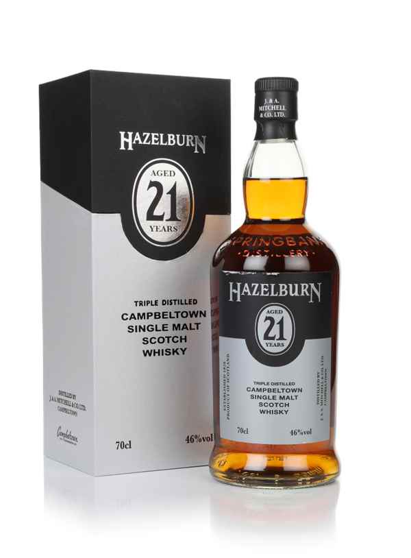 Hazelburn 21 yr Triple Distilled Single Malt Whiskey 700ml
