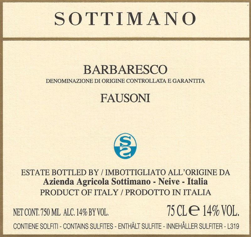 2019 Sottimano - Barbaresco Fausoni