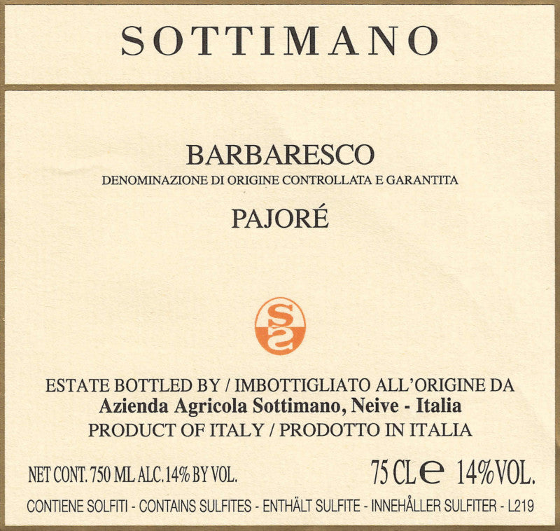 2019 Sottimano - Barbaresco Pajore