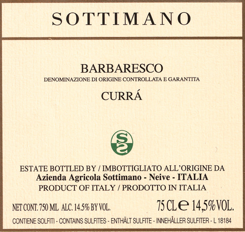 2016 Sottimano - Barbaresco Curra