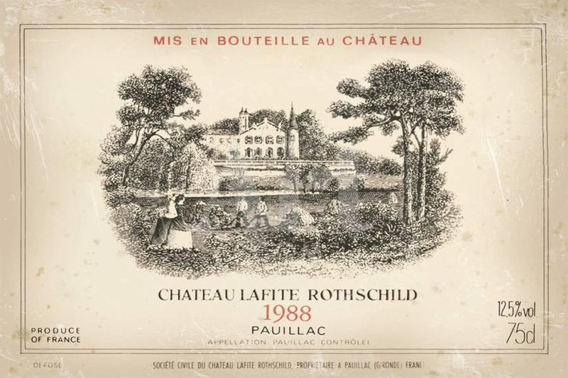 1988 Chateau Lafite Rothschild - Pauillac