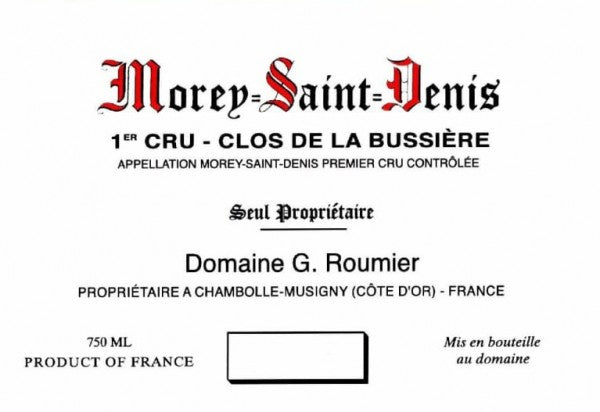2010 Georges Roumier Morey St. Denis Clos de la Bussiere