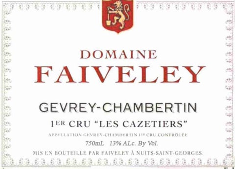 2020 Joseph Faiveley - Gevrey Chambertin Cazetiers