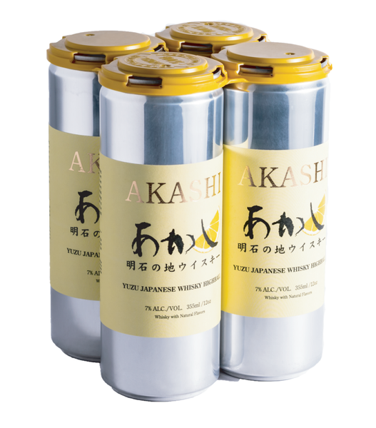 Akashi Yuzu Whisky Highball 4pk — MacArthur Beverages