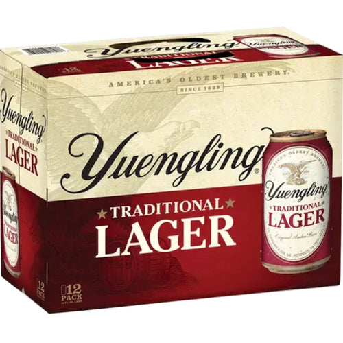 Yuengling Brewery Traditional Lager 12oz 12pk cans