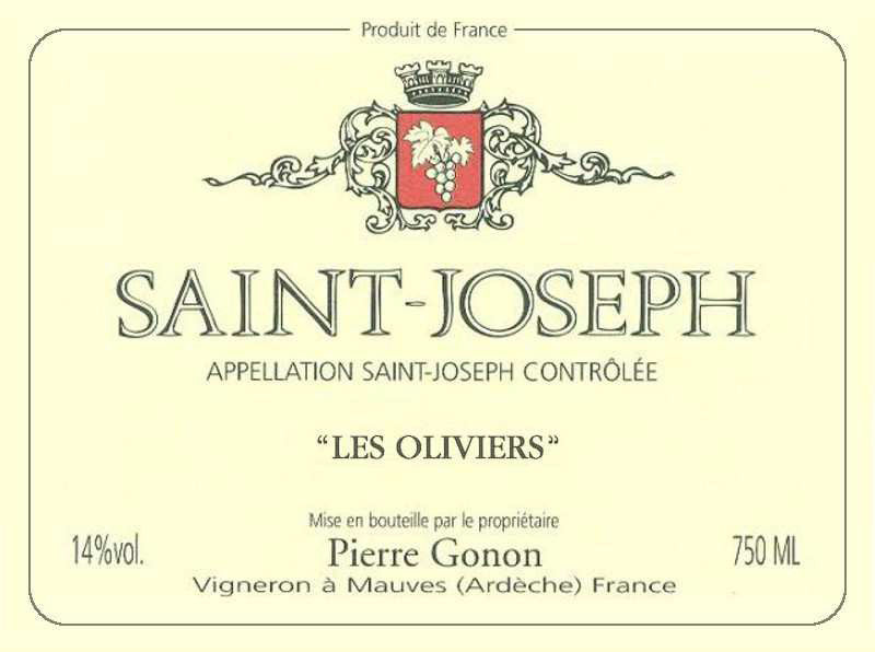 2020 Gonon, Pierre & Jean - Saint-Joseph Les Oliviers Blanc