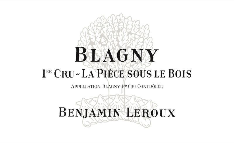 2019 Benjamin Leroux - Blagny La Piece Sous le Bois