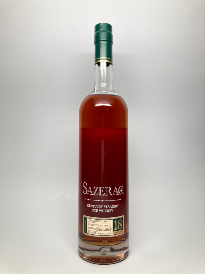 2012 Sazerac 18 yr Rye Whiskey 750ml