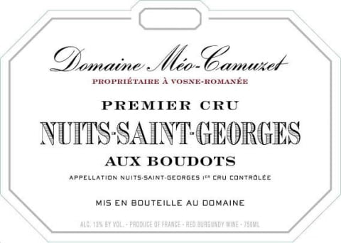 2020 Domaine Meo-Camuzet - Nuits St. Georges Boudots