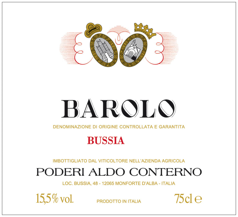 2018 Conterno, Aldo - Barolo Bussia
