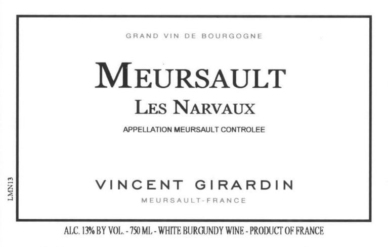2020 Vincent Girardin - Meursault Narvaux