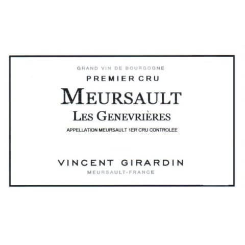 2020 Vincent Girardin - Meursault Genevrieres