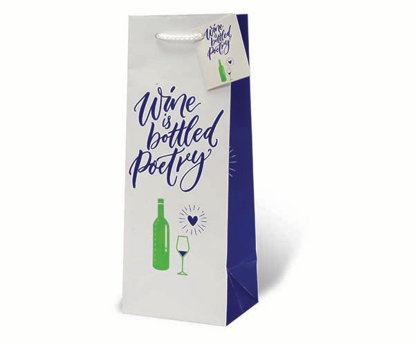 Gift Bag - wine is bottled poetry