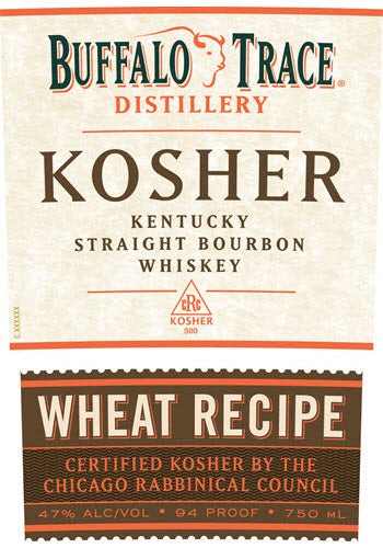 Buffalo Trace Distillery Kosher Wheat Recipe Straight Bourbon Whiskey 750ml