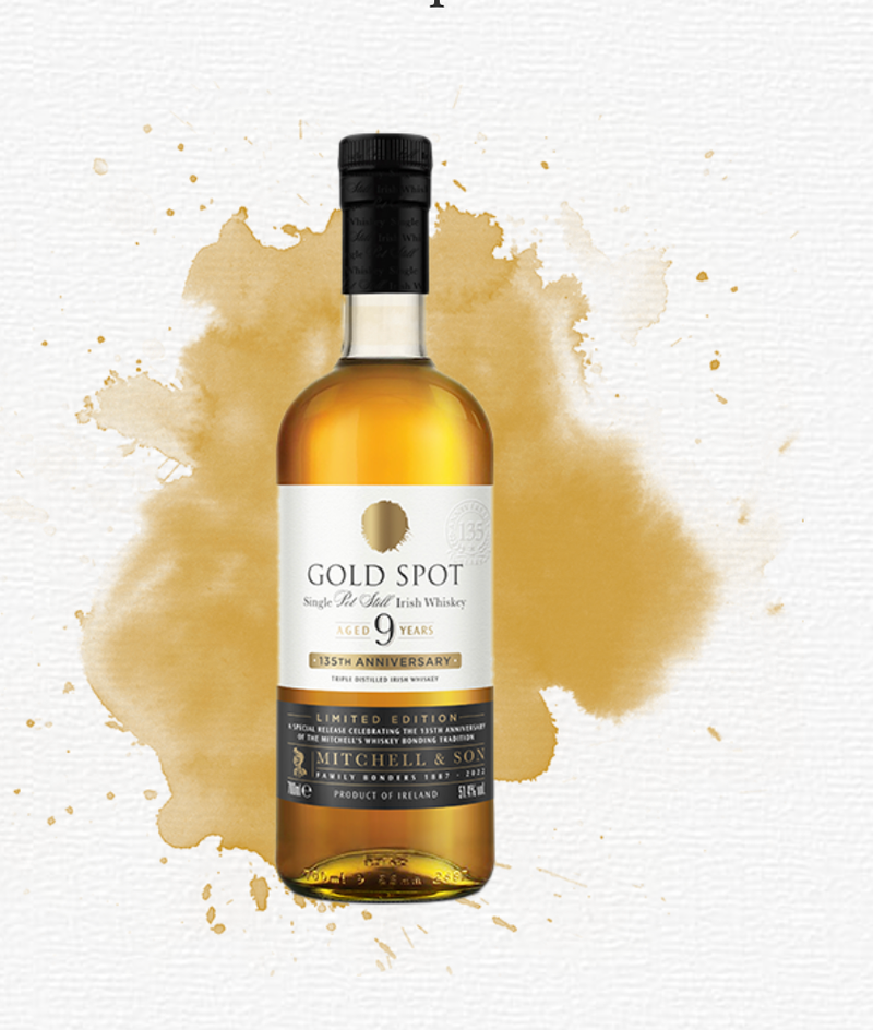 Gold Spot 9 yr Single  Pot Still Limited Edition Whiskey 700ml