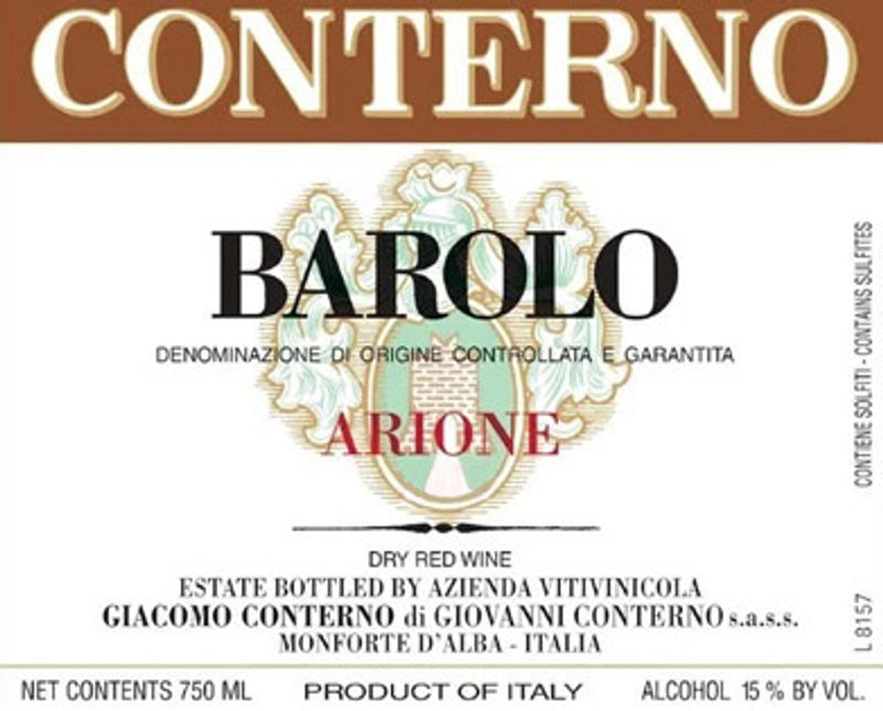 2018 Conterno, Giacomo - Barolo Arione DOUBLE MAGNUM (3L)