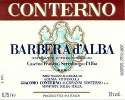 2020 Conterno, Giacomo - Barbera d'Alba Francia