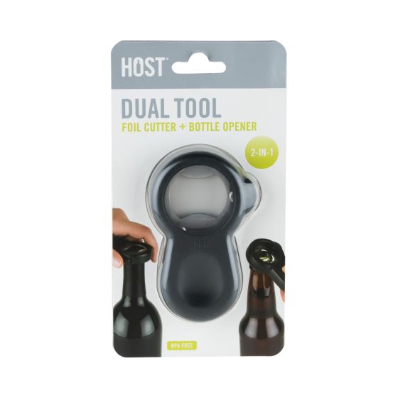 HOST Dual Tool Foil Cutter Bottle Opener