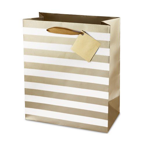 Gift Bag - 2bottle Ritzy stripes