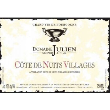 2021 Gerard Julien - Cote de Nuits Villages