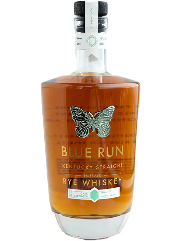 Blue Run Emerald Rye Whiskey Cask Strength Whiskey 750ml