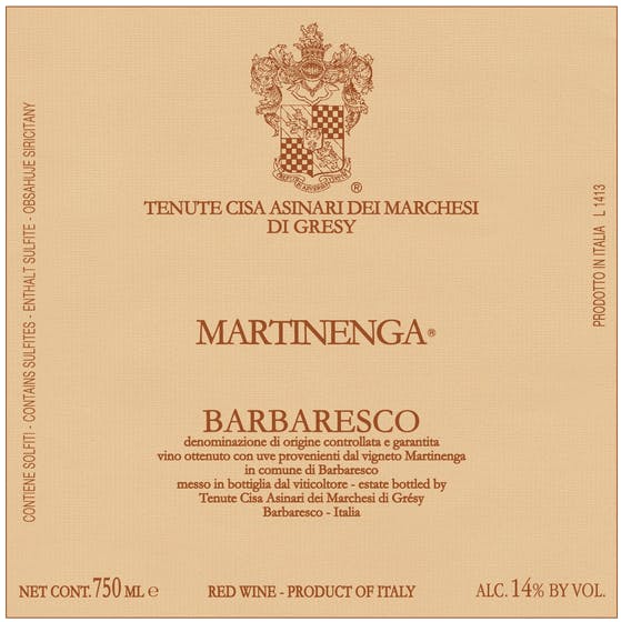 2018 Marchesi di Gresy - Barbaresco Martinenga