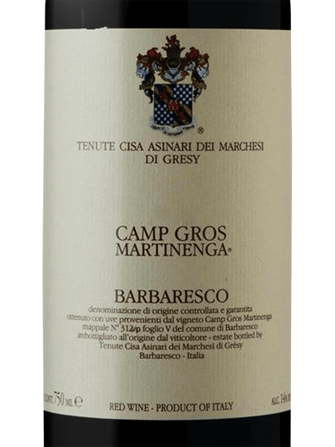 2015 Marchese di Gresy - Barbaresco Riserva Camp Gros