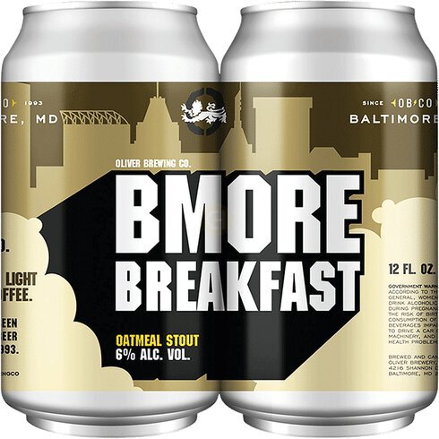 Oliver Brewing - Bmore Breakfast Oatmeal Stout 6pk