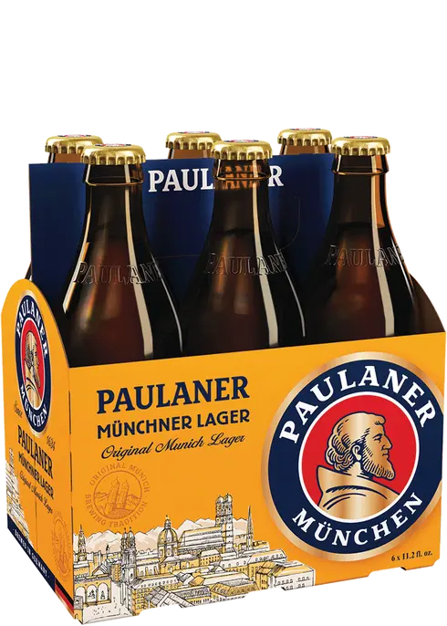 Paulaner Brauerei Munchen Munich Lager 6pk 11.2oz bottle