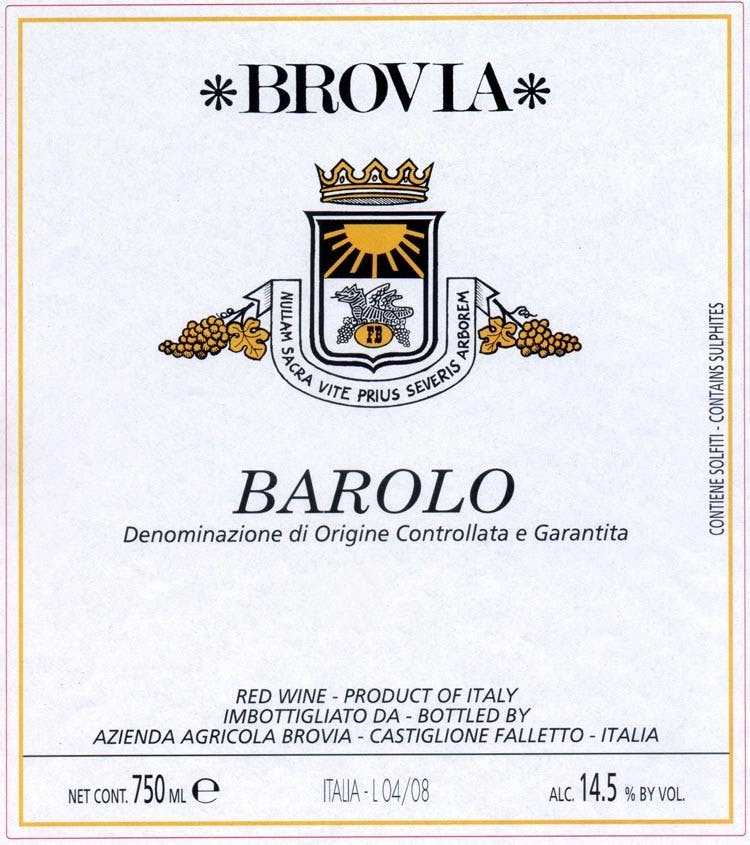 2018 Brovia - Barolo
