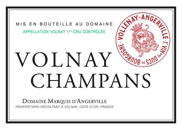 2020 Marquis d'Angerville Volnay Champans