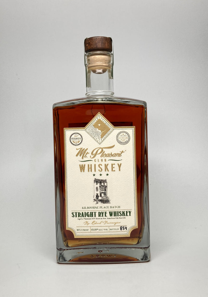 Mt. Pleasant Club Whiskey Kilbourne Place Batch Straight Rye Whiskey 750ml