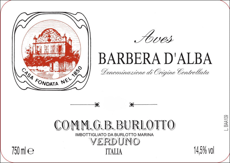 2021 Burlotto - Barbera d'Alba Aves